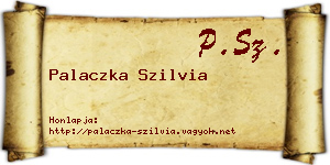 Palaczka Szilvia névjegykártya